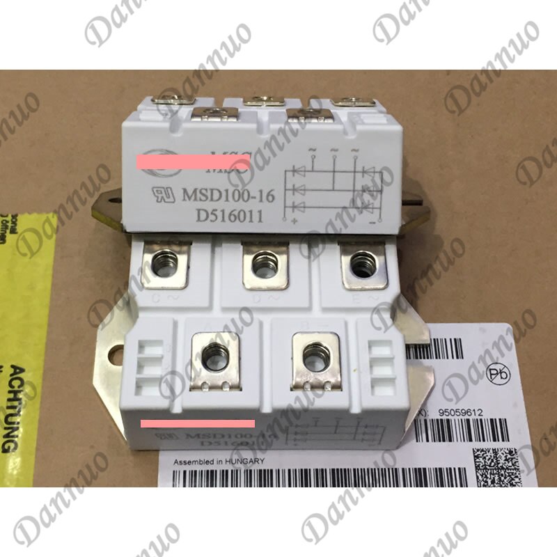 MSD100-16 MSD200-16 MSD75-16 MSD130-16 MSD160-16 Three Phase Rectifier Bridge Module