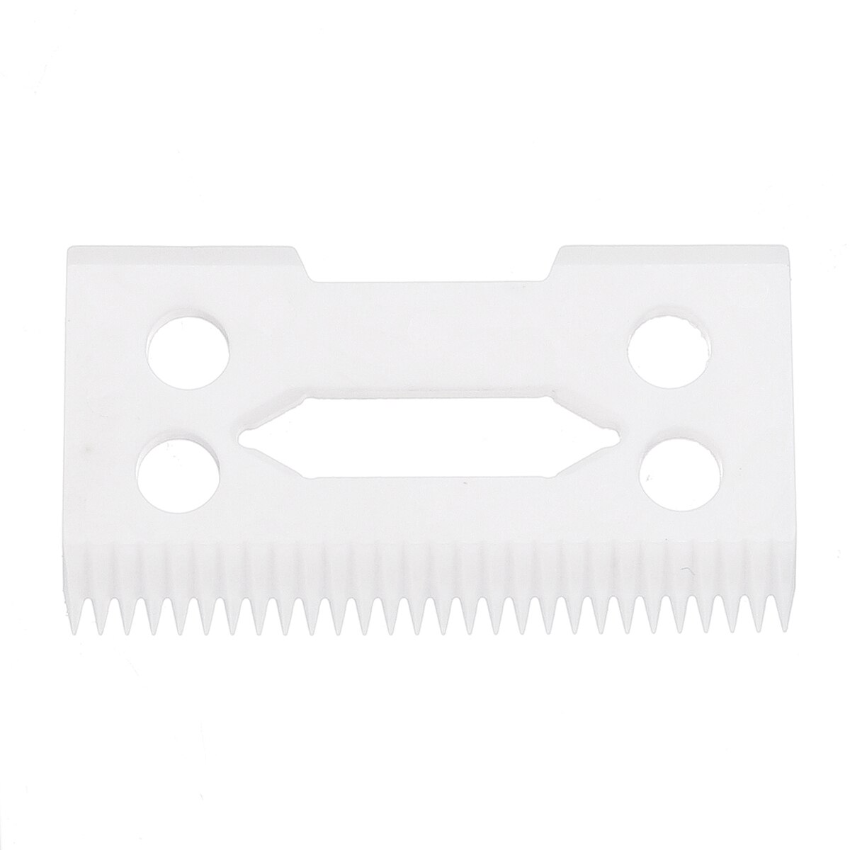 2Pcs Hair Beard Ceramic Blade Cutter + Metal Bottom Cutter Electric Shear Replacement For Wahl Electric Shear Clipper Set Silver