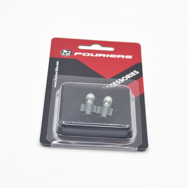 2Pcs/ Set Fouriers Bicycle valve cap VL-PE006 Bike Both USA & Presta valve cap Alloy 6061-T6 Bike valve cap Accessories