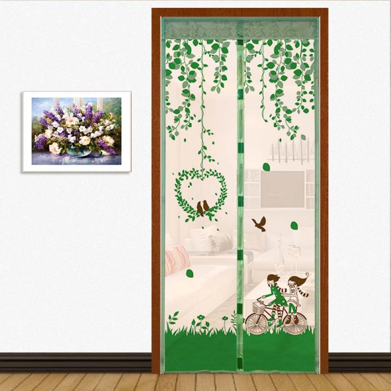 Strong Magnetic Door Curtain Anti-Mosquito Insect-Proof Automatic Closing Invisible Gauze For Kitchen Bedroom Door Mosquito Net