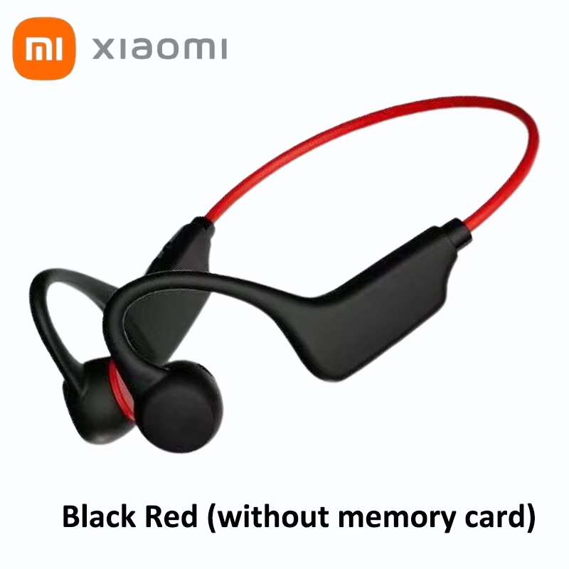 Xiaomi Bone Conduction Headset Bluetooth 5.4 Not In Ear Swimming Running IPX8 Waterproof Long Life Hang Ear Sports Headphones: Blue