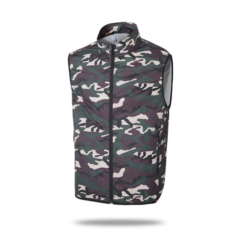 Fishing Cycling Cooling Vest USB Fan Hiking Vest Air Conditioning Work Outdoors Quick Cooling Unisex Vest Summer Cooling