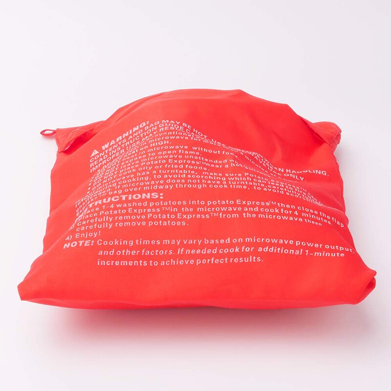 Microwave Potato Bag Washable And Reusable Pouch Cooking In Just 4 Minutes Cooker Bag Kitchen Accessories