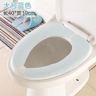 1 pc Pasta Wc Mat Universele Waterdichte Toilet Seat Cover: M Blue