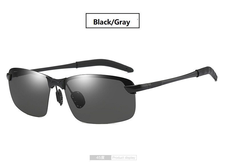 Driving Glasses Polarized night Driving Sunglasses Men Women Anti-glare Night Driver Goggles gafas Enhanced Light Glasses: Blackgray