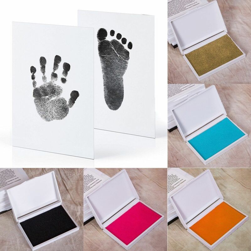 Baby print pad print fotoramme touch blæk poster souvenir – Grandado