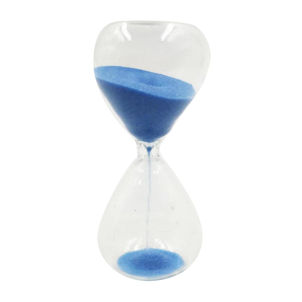 3 Minutes Sandglass Hourglass Sand Clock Timers Home Desktop Clock Blue