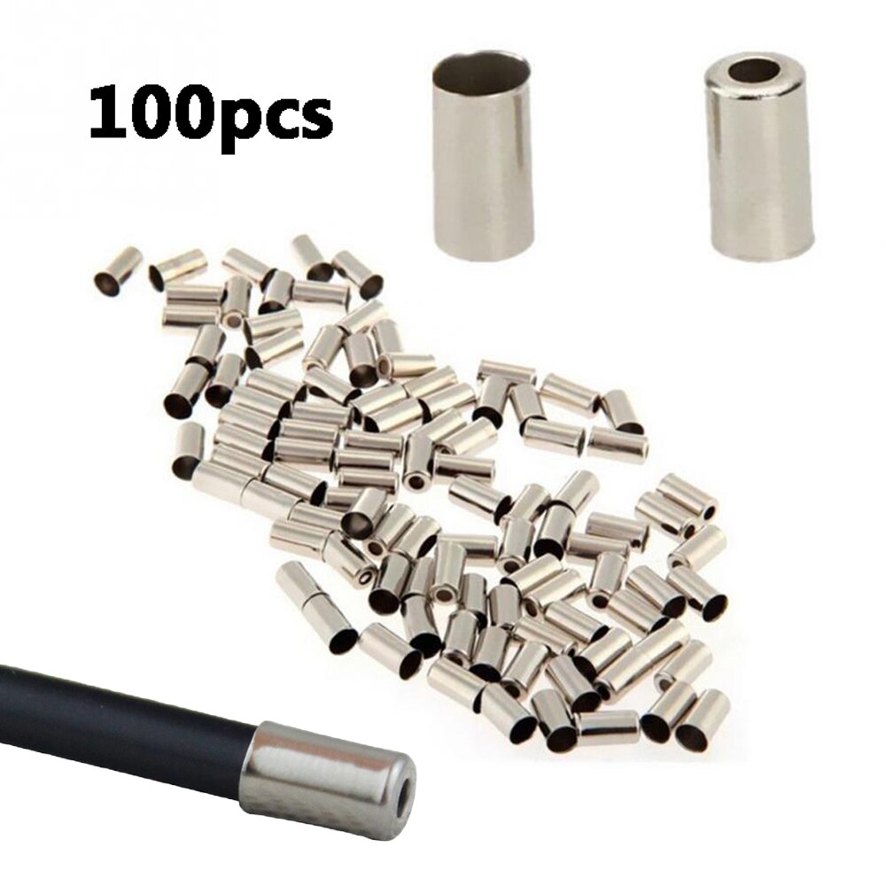 50/100Pcs 5*10Mm Fiets Mountainbike Shifter Cord End Covers Remleiding Cap Kabel Caps fietsen Accessoires