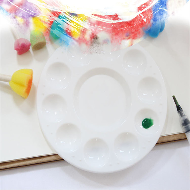 2022 Round pp material palette palette palette watercolor gouache acrylic painting art supplies