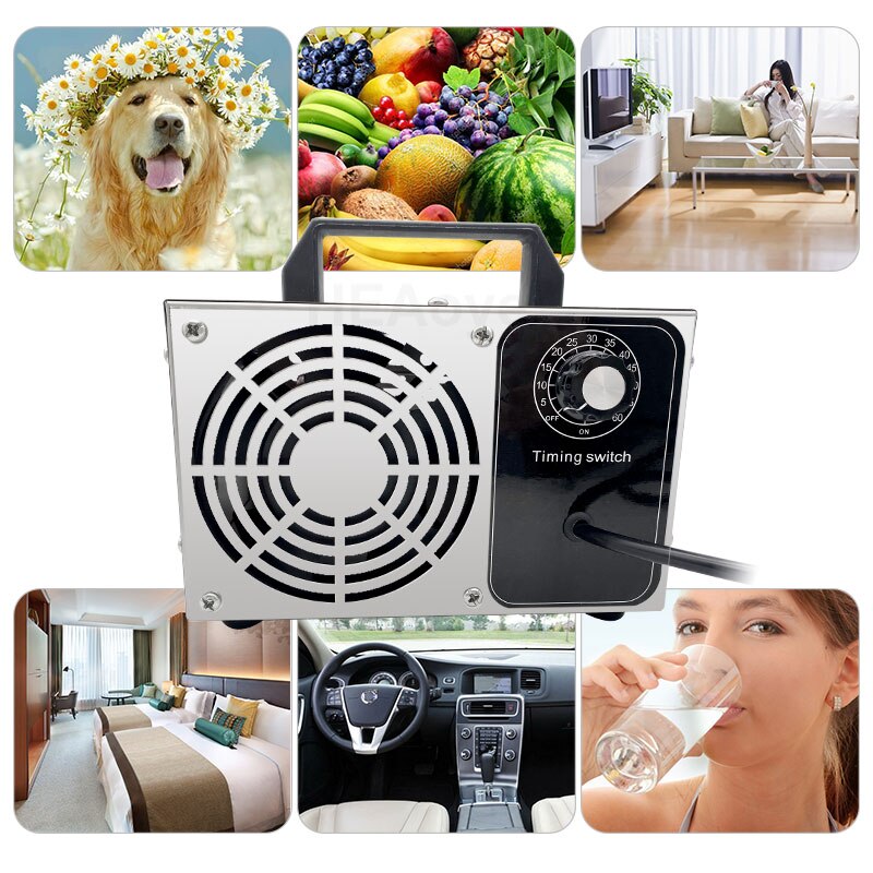 220V/110V 5g/28g Ozone Generator Ozonator machine water air purifier Air Cleaner deodorization sterilization Sterilize Portable