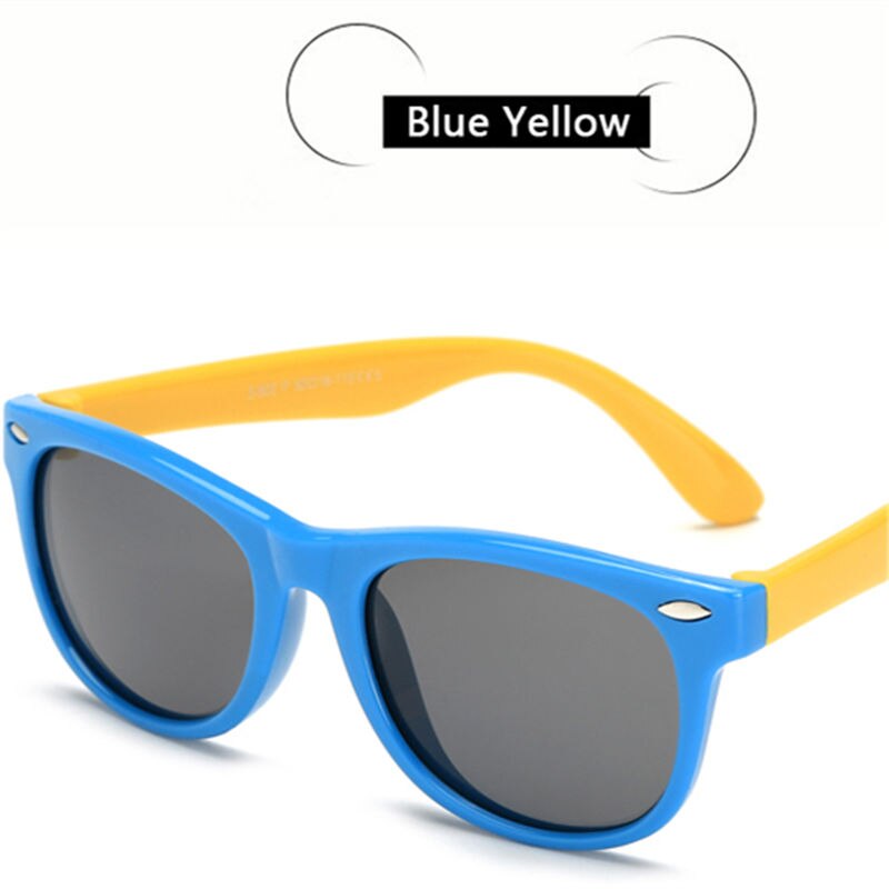 Gafas de sol polarizadas para niños, niñas, gafas de silicona ultrasuaves, gafas de sol de seguridad para bebés y niños, gafas UV400 5S