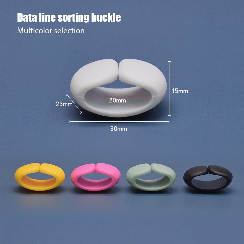 Cable Organizer Data Cable Storage Buckle Protection Rope Card Power Entanglement Headphone Cable collection