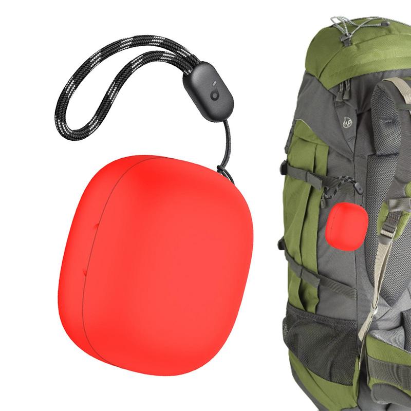 Stofdichte Hoes Voor Soundcore P20i Oplaaddoos Beschermhoes Zachte Siliconen Hoes Draadloze Oortelefoon Hoes Hoes Met Lanyard