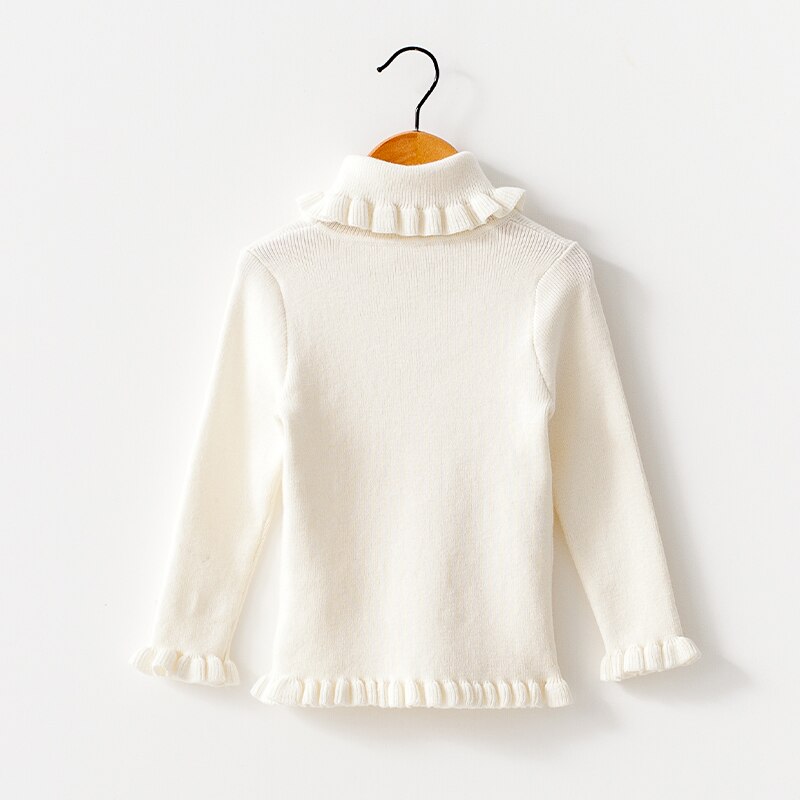 Knitted Lace collar pullover sweater for girls autumn Sweater Baby Children Clothing Boys Sweaters Kids Wear baby boy clothes