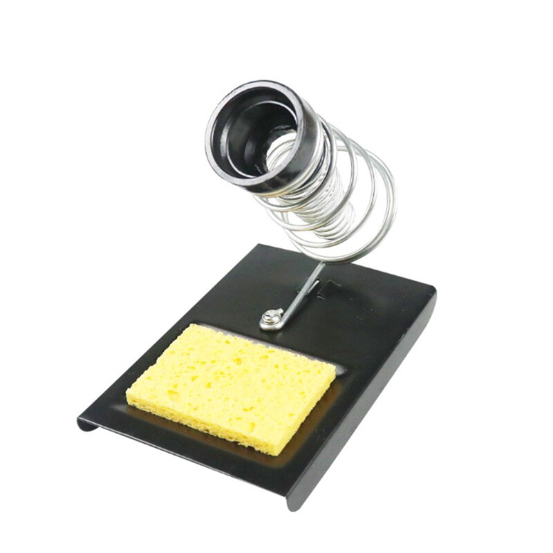 1pc Electric Soldering Iron Stand Holder Metal Support Station With Solder Sponge Soldering Iron Frame Small And Simple