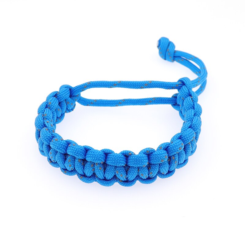 Adjustable Reflective Paracord Bracelet Handmade Braided Survival Bracelet