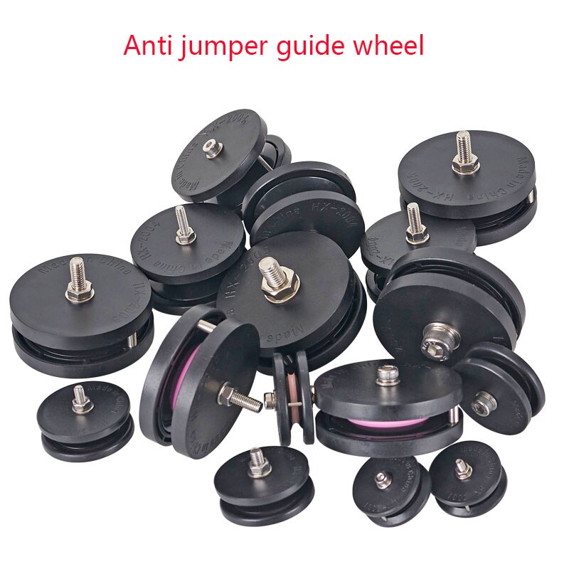 The stainless steel wheel of winding machine prevents the jumper from passing through the wire pulley, and the ceramic pulley of