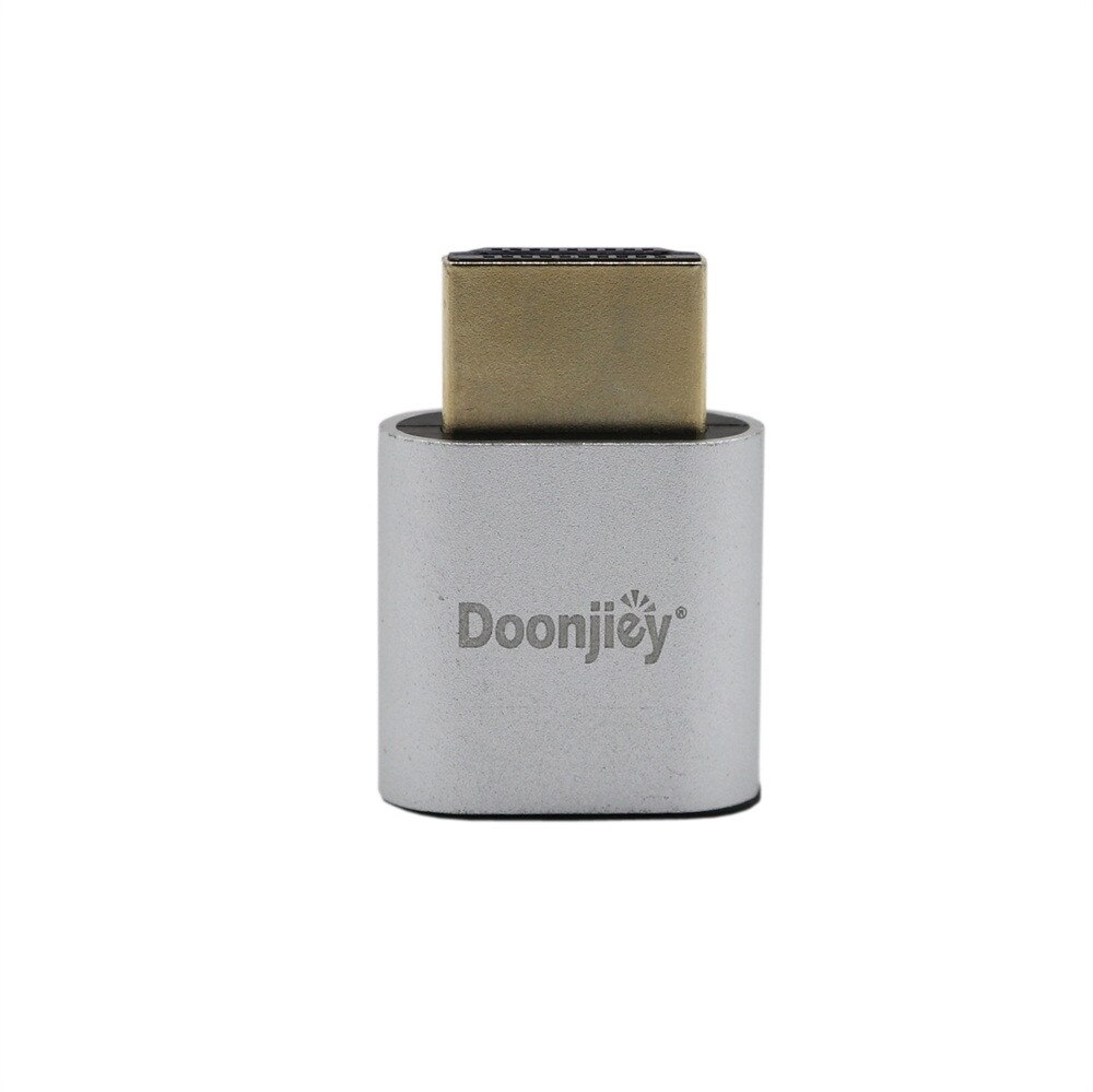 HDMI-compatible 1.4 DDC EDID Dummy Plug VGA Adapter Virtual Display Headless Ghost Display Emulator Video card Lock plate