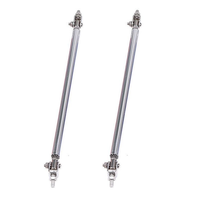 Bar Bumper Rod Silver Pull Exterior Car Vehicle Parts Accessories Adjustable Suppor