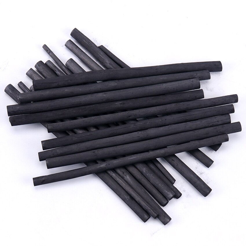 20PCS Art Supplies Sketch Drawing Willow Charcoal Sketch Charcoal Strips Painting Pencils Stationery Supplies