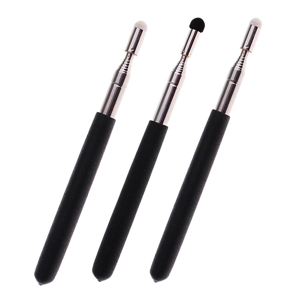 100cm Whiteboard Extendable Hand Pointer Stick for Presenter Teaching Aid 8mm/10mm/12mm Felt Head
