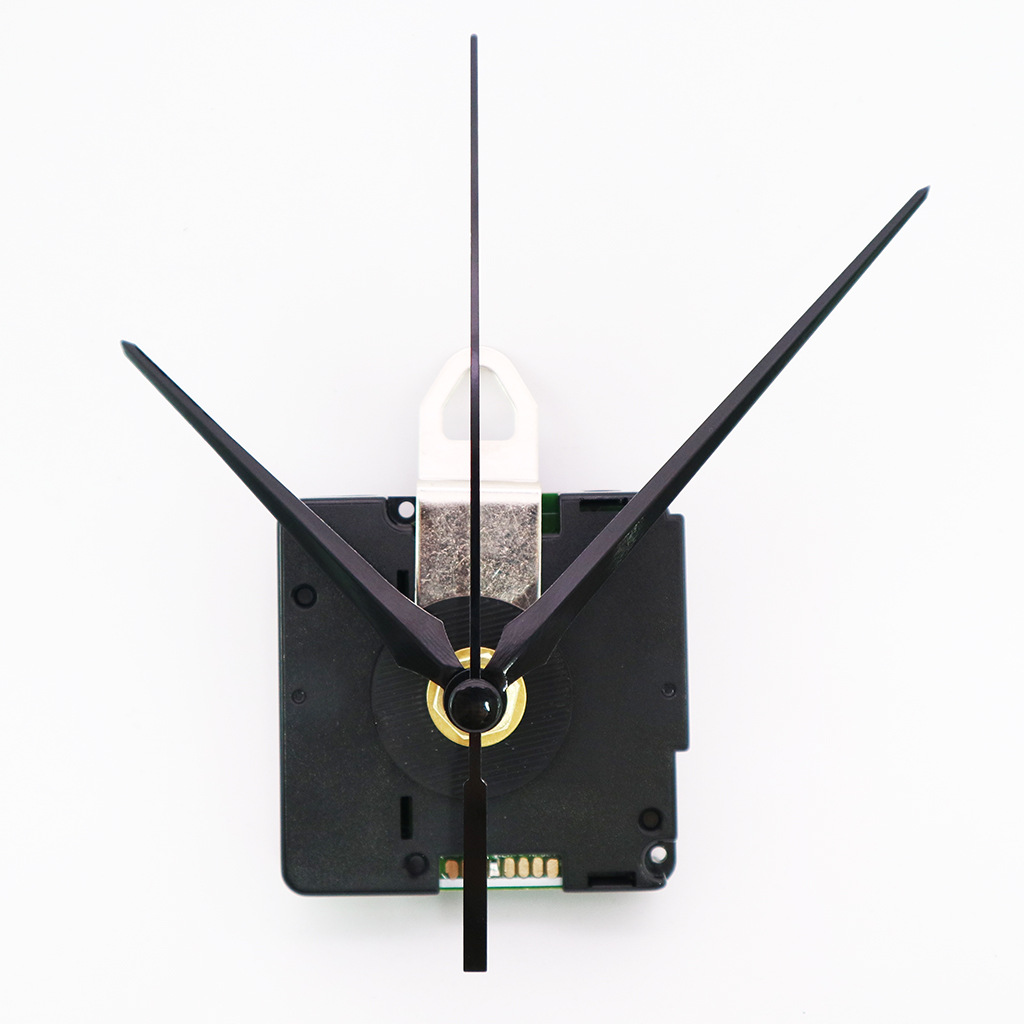 Nuova germania DCF segnale orologio movimento kit fai da te atomico radiocontrollato per accessori di ricambio orologio da parete europa con gancio: nero A