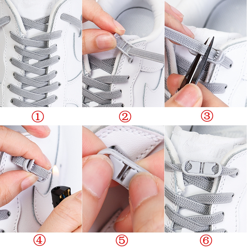 Cordones sin atar para zapatillas de deporte para niños y adultos, cordones elásticos para zapatos planos, cordones para perezosos, 24 colores, 1 par