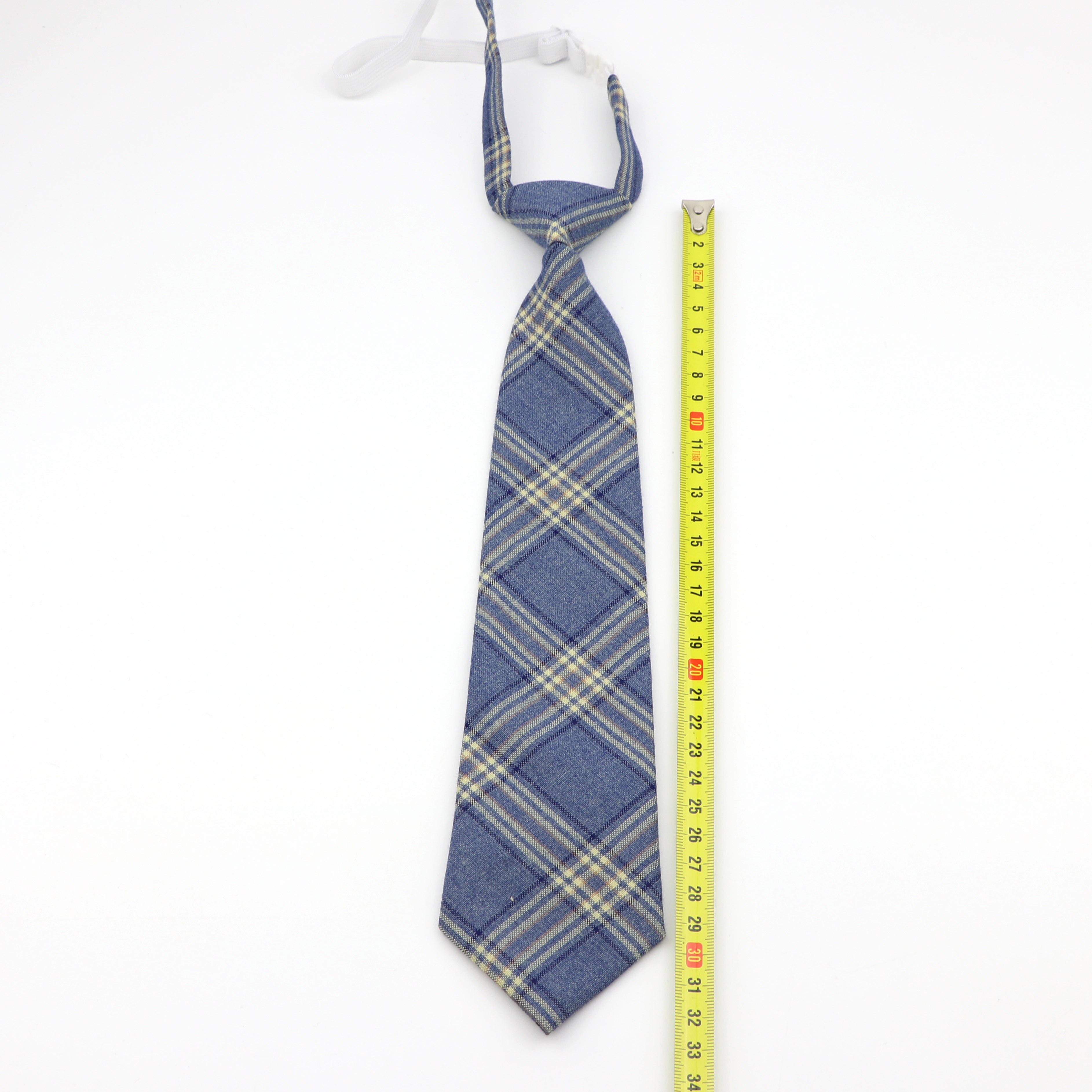 Student Lui Slim Stropdas Skinny Stripped Tie Eenvoud Elastische Band 7 Cm Breedte 33 Cm Lengte Partij Formele Mannen kids Banden