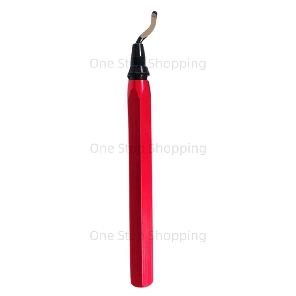 Entgratungswerkzeug RB1000 mit 10 Stück BS1010 HSS-Klingen Entgratungswerkzeug für Metall, Aluminium, Kupfer, Kunststoffrohr, 3D-Druck, Messing: Grün, lila
