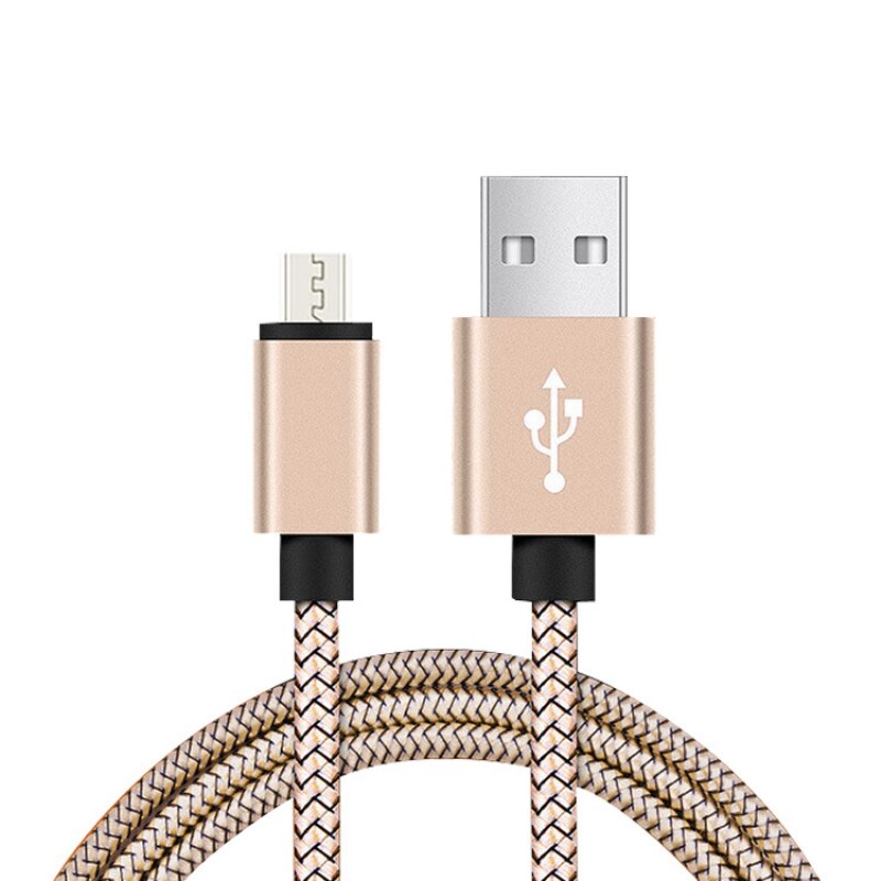 1pc Nylon Micro USB Kabel Für Android Für Samsung Für Xiaomi Für Huawei Für Vovi Oppo Schnelle Ladegerät USB kabel Handy