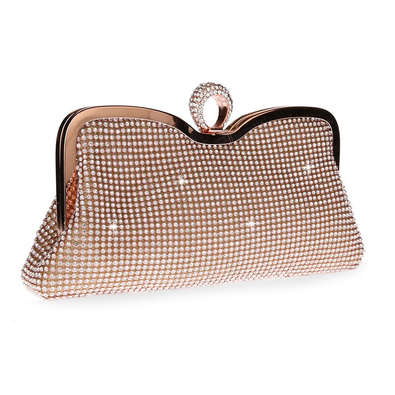 Vintage Kralen Avondtasje Geborduurde Tas Diamant Lovertjes Clutch Bruid Tas