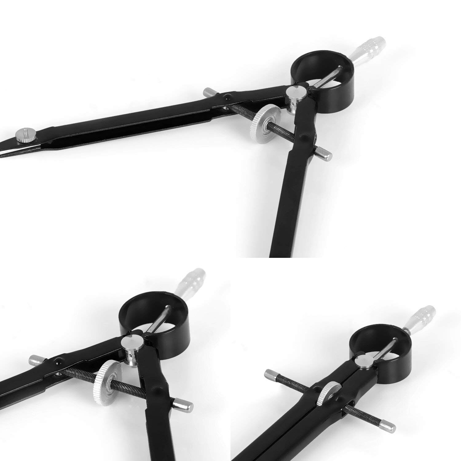 Boussole professionnelle, ensemble de géométrie de boussole avec serrure, boussole de maths et de précision, en métal et Durable pour Pr solide et plan