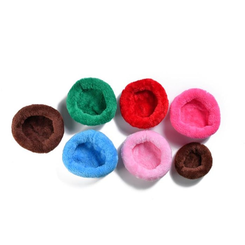 Cama suave de lana de cobaya para mascotas, jaula de animales pequeños, Mini esterilla para hámster, cama para dormir, sofá para casa de hámster, erizo A