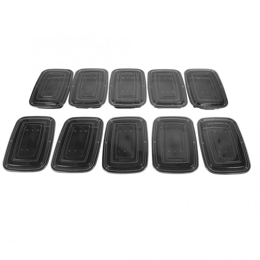 Reiskocher 10 Stck Ein Zeit Lebensmittel Lagerung Mittagessen Kasten, BPA-Freies Mikrowellen Stapelbar Mahlzeit Container Lebensmittel Lagerung