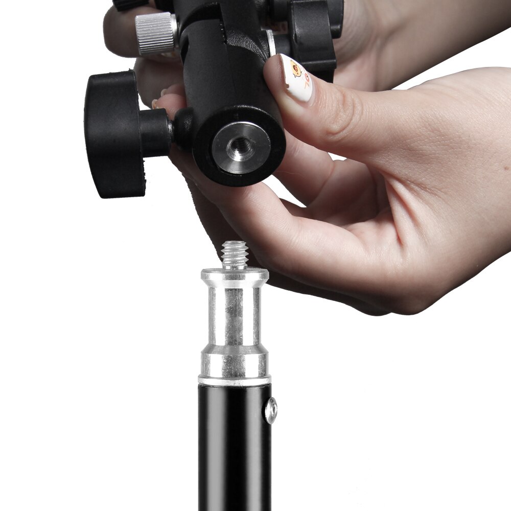 UPMOSTEK Photography Light Stand Tripod with 1/4Screw Head Sturdy Tripods for photo Camera Photo Studio Flashes Lighting Softbox