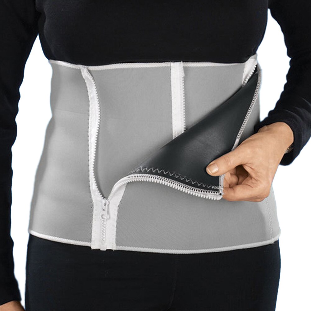 Men's Adjustable Zipper Sauna Slimming Belt Body Shaper Wrap Weight Loss Fat Burner Mans waist corset