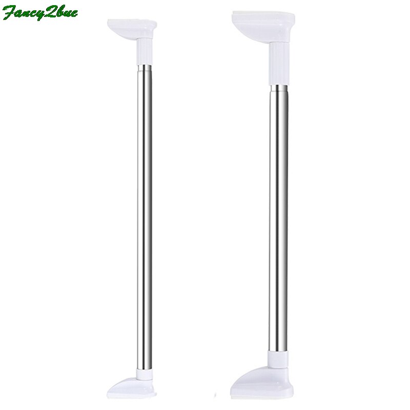 Extendable Telescopic Curtain Rod Rail Wardrobe Closet Clothes Towel Hanging Pole Bathroom Shower Clothes Hanger Towel Bar