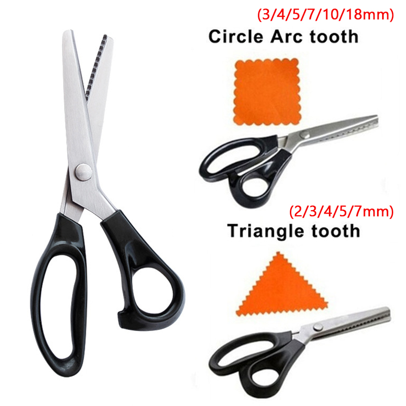 Sewing Dressmaking Tailor scissors Shear Pinking Scissor Leather Handicraft Upholstery Tool Sewing Accessories fabric scissors