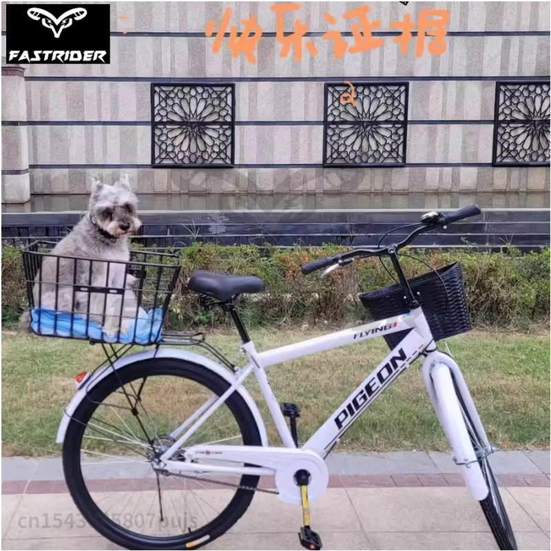 Cesta trasera de Metal de gran capacidad para bicicleta, resistente al agua y a la lluvia, accesorios para bicicleta
