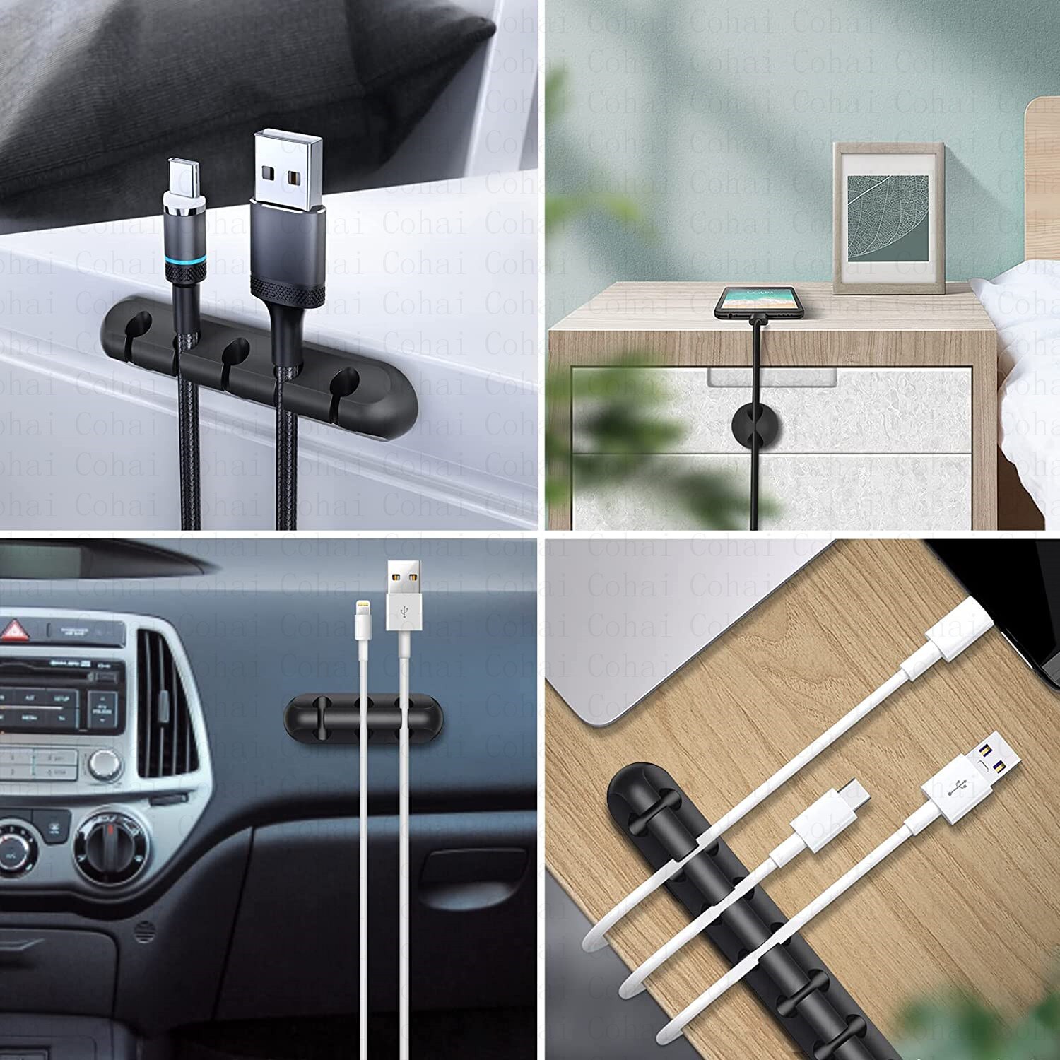 Organizer robić kabli uchwyt na drut elastyczny USB oplot na kable uporządkowane klipsy silikonowe robić samochodu klawiatura z myszką ochraniacz słuchawki