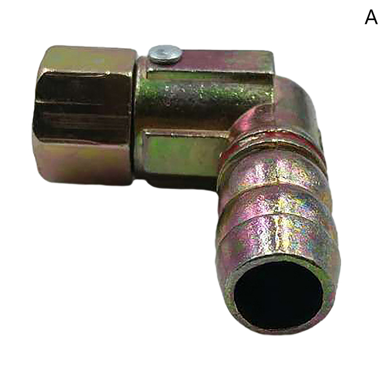 Gas Cooker Universal Joint Hose Connection Four-Part Internal Thread Intake Elbow Edison Screw: Red