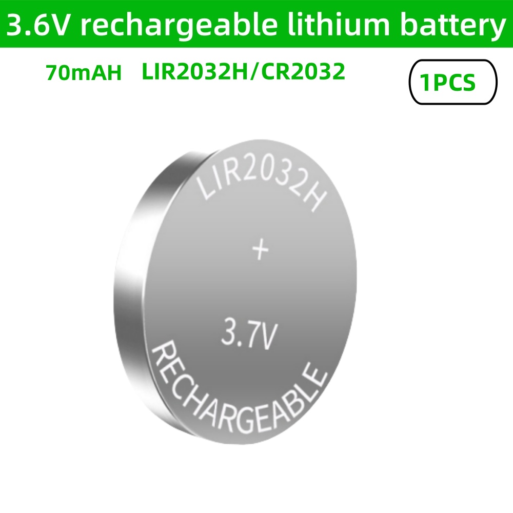 5PCS LIR2032 LIR2016 LIR2025 LIR2430 LIR2450 LIR1632 3.6V Batteria Al Litio Ricaricabile Sostituisce CR2032 2016 2025 2430 2450