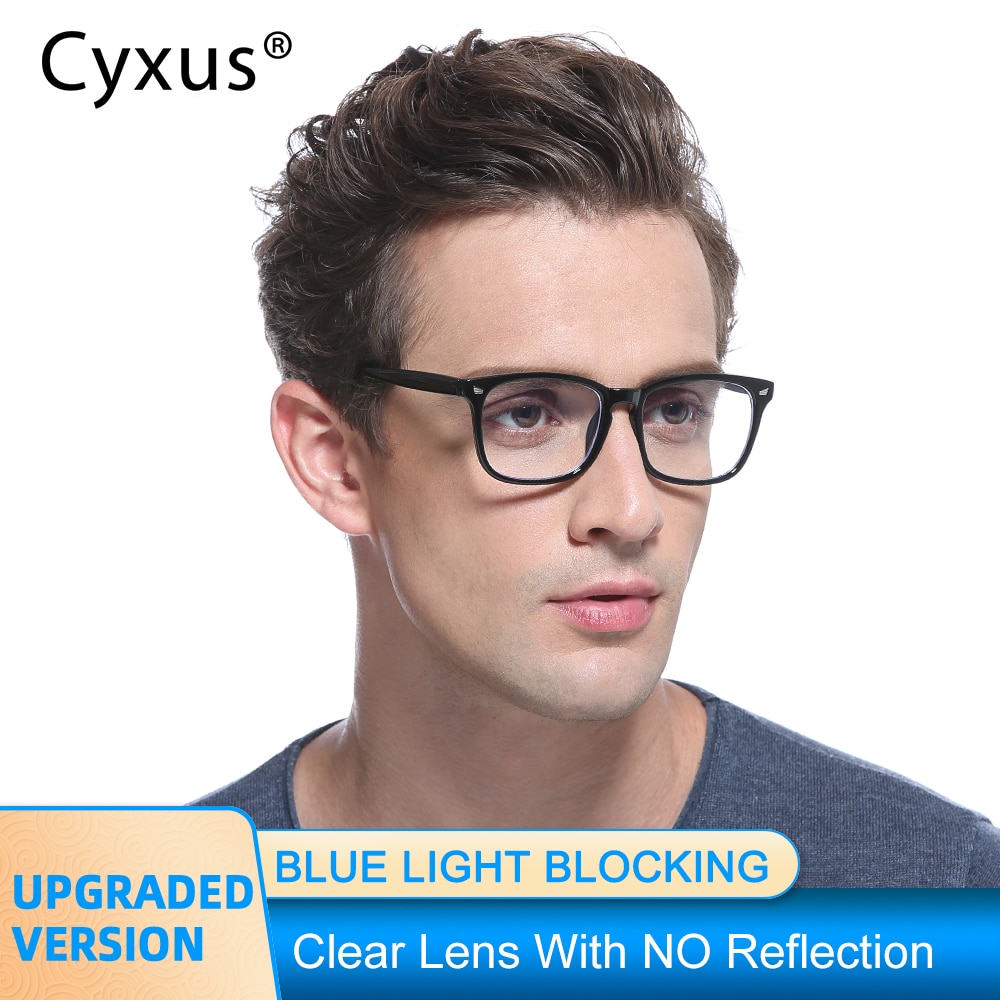 Gafas de ordenador con filtro de luz azul Cyxus para actualización de Marco TR90 antiocular para hombres/mujeres-8182/8282