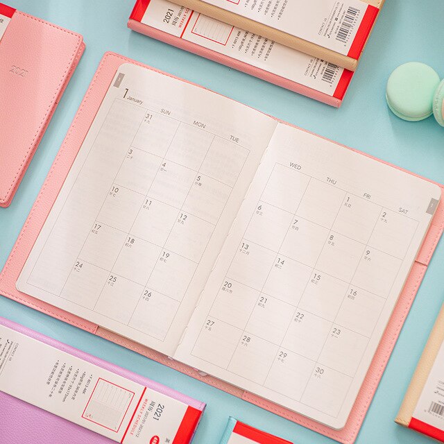 Agenda Dagelijks Wekelijks Maandelijkse Planner Notebook En Tijdschriften Draagbare A5 48K A6 Dagboek 365 Dagen Schema Notepad Briefpapier