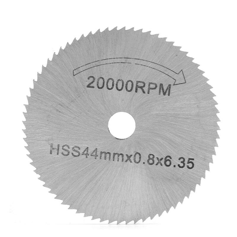 44MM HSS Cutting Disc Grinder Cutoff Circular Saw Rotary Blades Tool + Rod