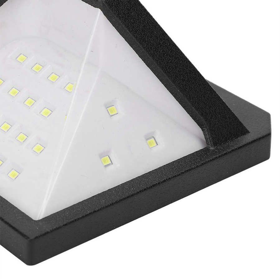 54LED batterie Rechargeable capteur solaire capteur mural mur étanche facile à installer porte d'entrée pour l'extérieur
