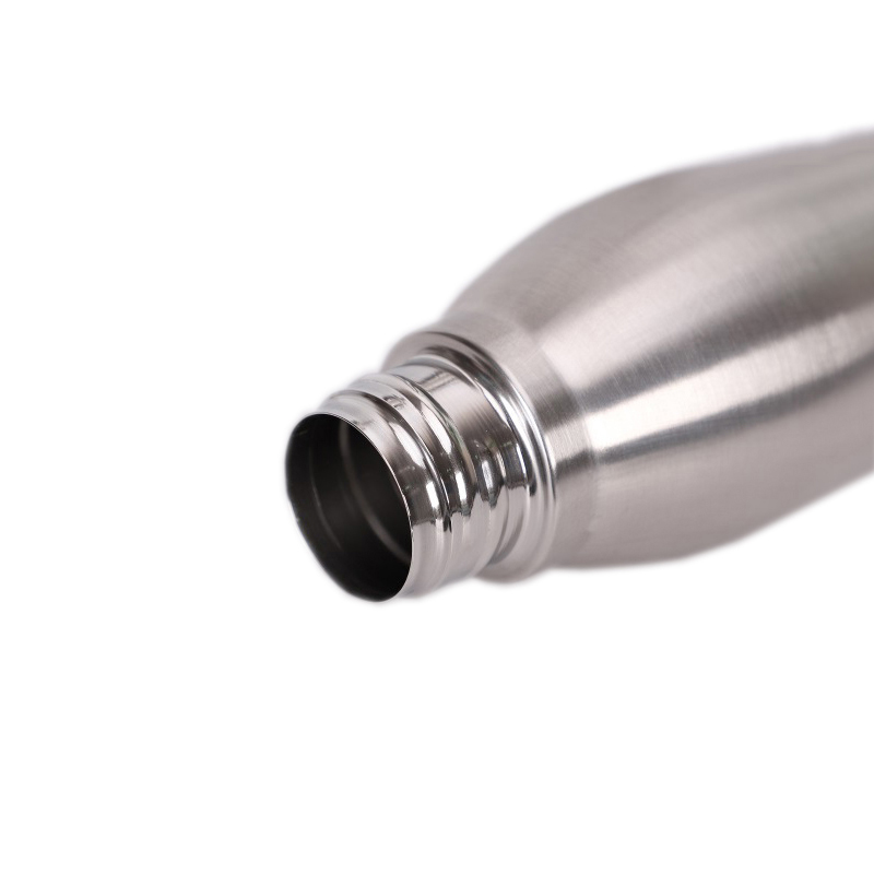 750/1000ml enkelväggiga vattenflaskor i rostfritt stål bpa-fria bärbara sportdryckflaskor för utomhusbruk med stor kapacitet