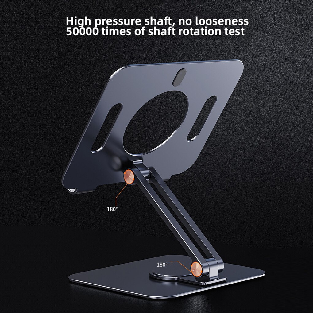 Foldable Tablet Holder 360 Degree Rotating Multi-angle Height Adjustable Stand Office School Travel Desktop Support