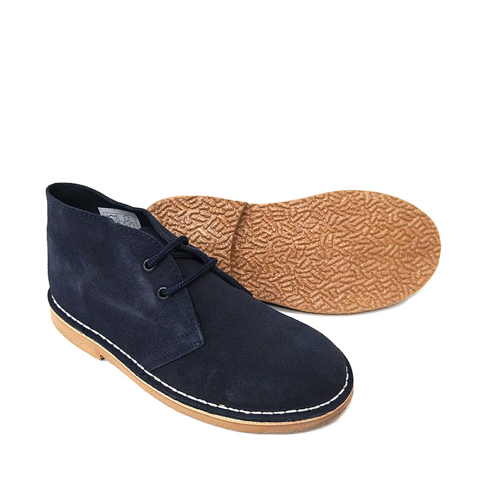 Bota Safari Piel Serraje Pisamierdas - Pisacacas Marino