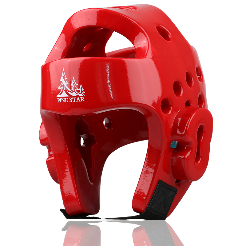 Casco de Taekwondo de buena , casco Protector de cara para chico adulto, casco para pelear Kickboxing, Protector de cabeza WTF aprobado cascos de Karate: Rojo / L